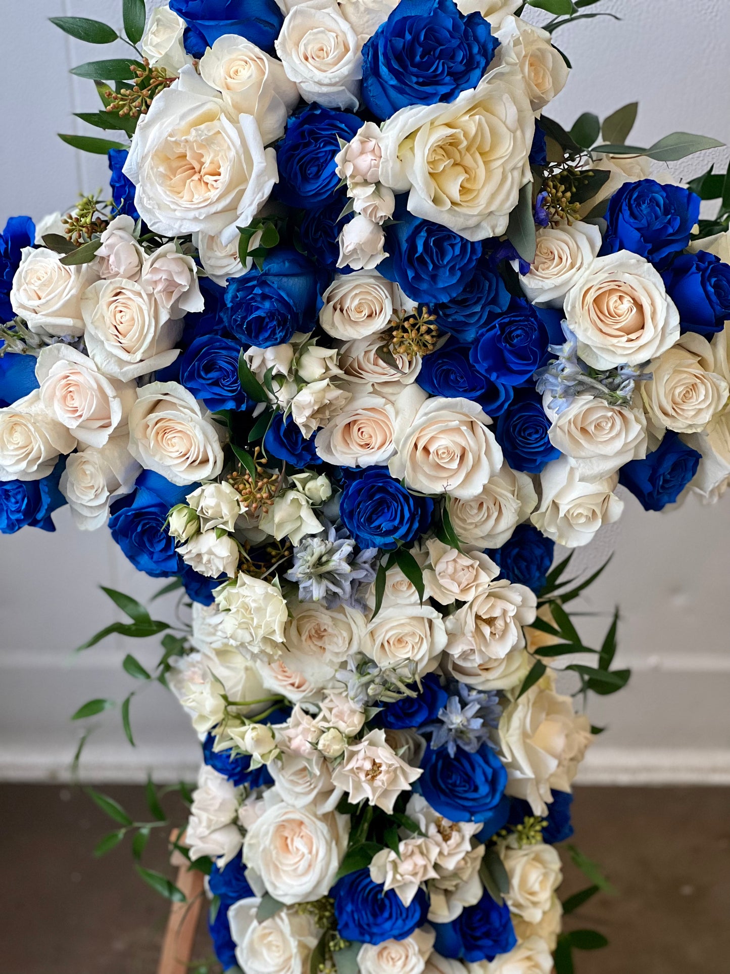 Navy Blue Cross