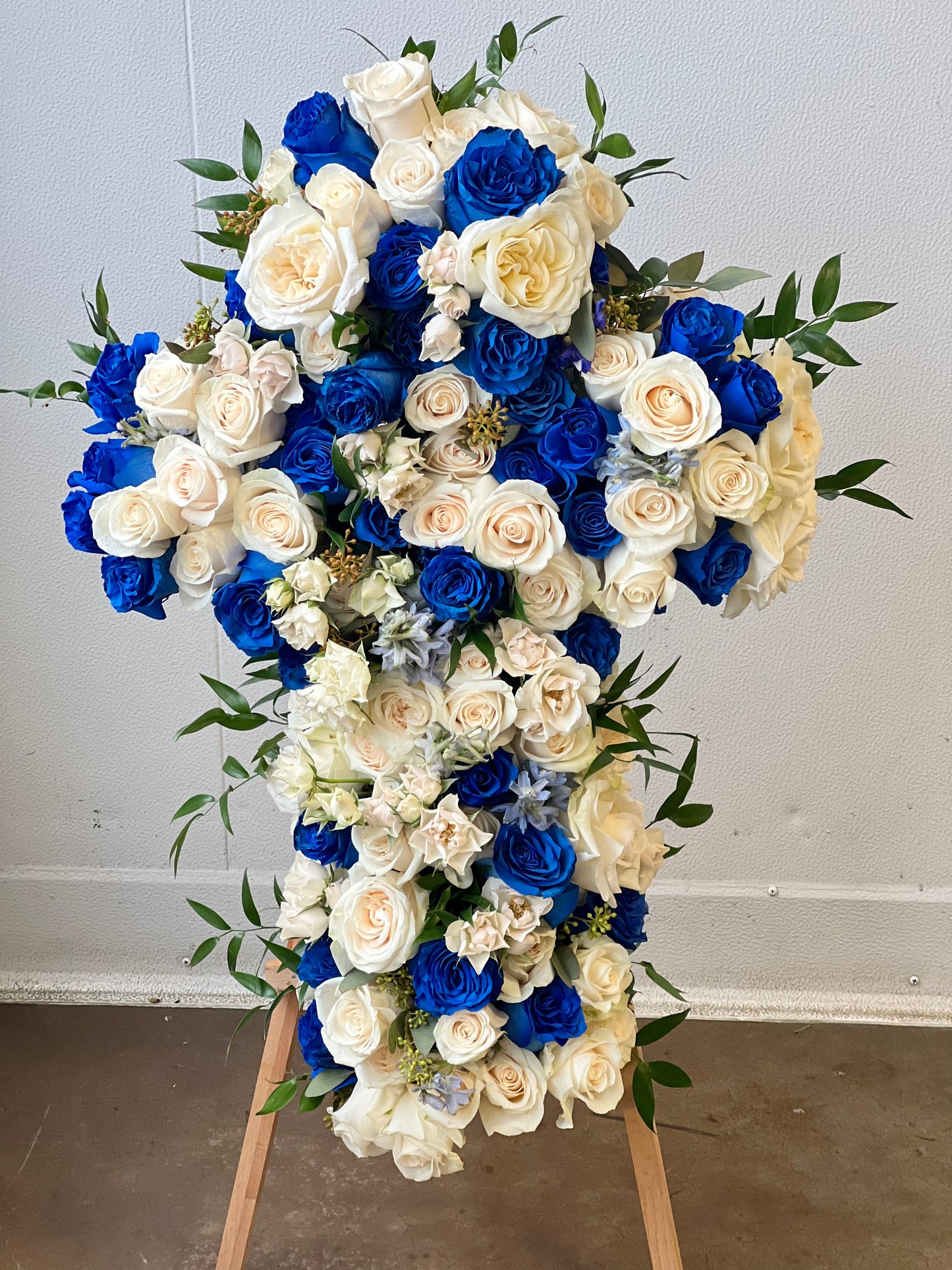 Navy Blue Cross